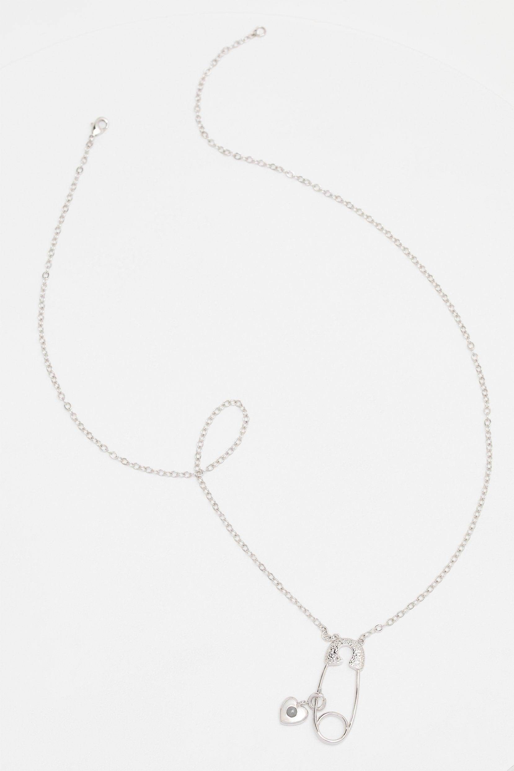 Rhodium plated Necklaces CX0011 - COCOMELODY